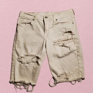 Women's Levis shorts.